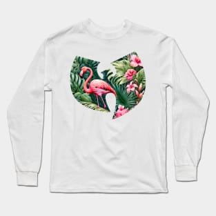 Wutang Hawaii Summer Style Vintage Logo Long Sleeve T-Shirt